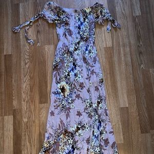 Off the Shoulder Maxi Dress